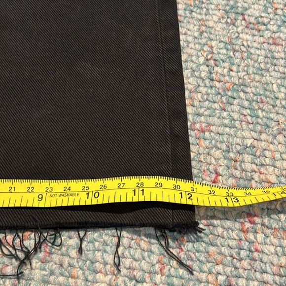 NWT Ladies 12/31R Gap High Rise Wide-Leg Black Jeans - Picture 8 of 11